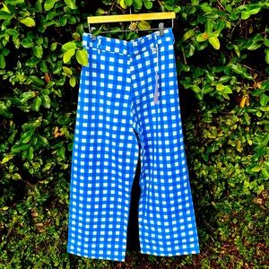 SZ Blockprints Disco Pants London Blue check XL